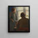 The Meal - Sven Jørgensen — framed artwork on a wall