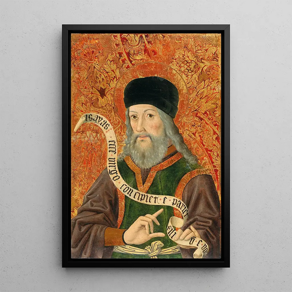 The Prophet Isaiah - Swabian School — framed artwork on a wall