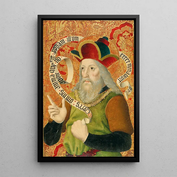 The Prophet Moses - Swabian School — framed artwork on a wall