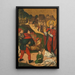 Saint Remi and the Burning Wheat - Swiss Painter — framed artwork on a wall