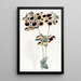 Calceolaria Painting by M. Young - Sydenham Edwards — framed artwork on a wall
