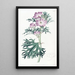 Purple Mauve Painting - Sydenham Edwards — framed artwork on a wall