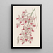 Plant pattern painting - Sydenham Edwards — framed artwork on a wall