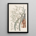 Star of Bethlehem trailing - Sydenham Edwards — framed artwork on a wall