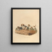 The Beagle - Sydenham Edwards — framed artwork on a wall