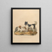 The Newfoundland Dog - Sydenham Edwards — framed artwork on a wall