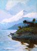 Iliamna Painting on the Other Side of Cook Inlet - Sydney Mortimer Laurence — artwork view