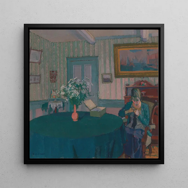 Sylvia reprising - Harold Gilman — framed artwork on a wall