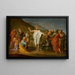 The Christ appearing to the apostles after the resurrection - Szymon Czechowicz — framed artwork on a wall