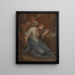 Saint Mary Magdalene in Ecstasy - Szymon Czechowicz — framed artwork on a wall