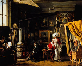 The painter's studio T. B. Bitter 1781-1832 - T B Bitter — artwork view