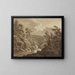 Road through the woods near Kresselbach - T Lamey — framed artwork on a wall