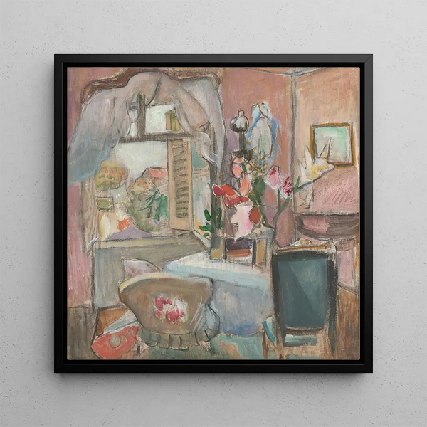 Window Table - Rudolf Grossmann — framed artwork on a wall