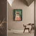 Tropical Cat Painting