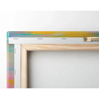 Tableau Coloré – Cascade Pastel | Affiche Abstraite aux Tons Doux et Fluides | Déco Murale Moderne et Lumineuse pour Salon ou Chambre
