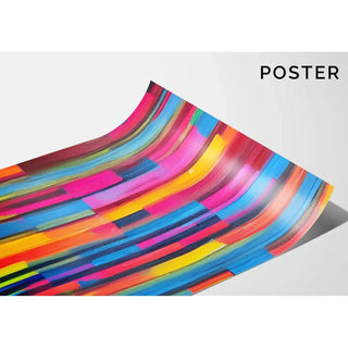 Tableau Coloré – Vibrations Chromatiques | Affiche Abstraite Couleurs Vives | Déco Moderne pour Salon, Bureau ou Loft Contemporain