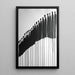 Decorative Painting – Silent Procession | Minimalist Black and White Poster