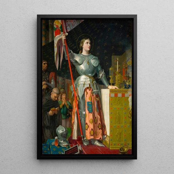 Reproduction of the painting - Jeanne d'Arc en Armure