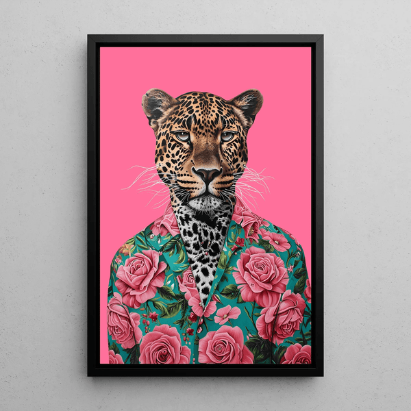 Leopard Painting - Tropical Style and Pop Art