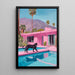Painting Panther Black and Villa Rose - Modern Escape