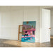 Painting Panther Black and Villa Rose - Modern Escape