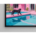Painting Panther Black and Villa Rose - Modern Escape