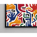 Pop Art Painting – Movement of Hands | Colorful Abstract Poster with Stylized Hands