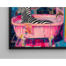 Animal painting - Zebra in the Bathtub
