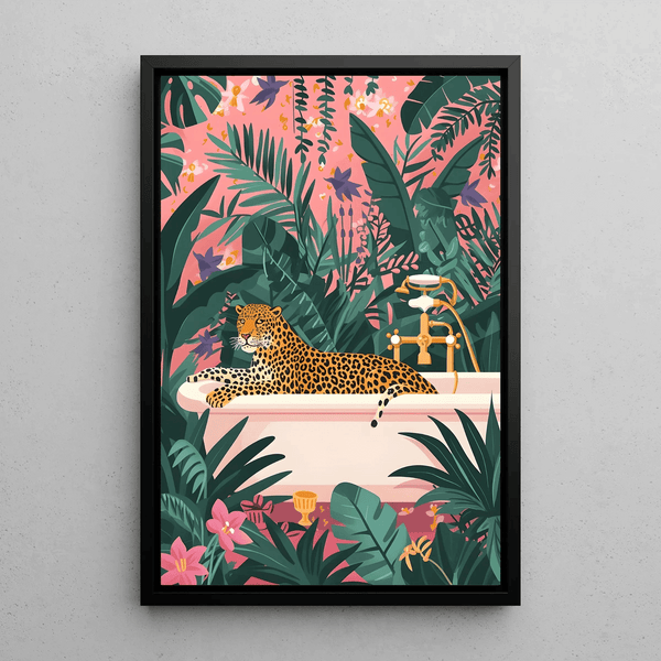 Leopard Painting - Leopard in the Jungle
