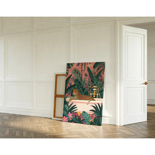 Tableau léopard - Léopard dans la Jungle