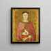 Sainte Agnès - Taddeo di Bartolo — framed artwork on a wall