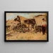 Market in Dobruja - Tadeusz Ajdukiewicz — framed artwork on a wall