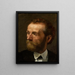 Portrait of the painter Kazimierz Alchimowicz - Tadeusz Ajdukiewicz — framed artwork on a wall