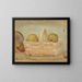 Apples in a Basket - Tadeusz Makowski — framed artwork on a wall