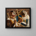 Players of Biniou - Tadeusz Makowski — framed artwork on a wall