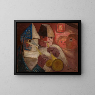 Ball - Tadeusz Makowski — framed artwork on a wall