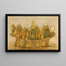 Fruit Basket Painting - Tadeusz Makowski — framed artwork on a wall
