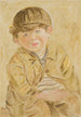Boy with Cap and Visor - Tadeusz Makowski — artwork view