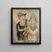 Boys with Rural Pipes - Tadeusz Makowski — framed artwork on a wall