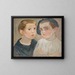Frères Painting - Tadeusz Makowski — framed artwork on a wall