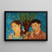 Bucolic Painting - Tadeusz Makowski — framed artwork on a wall