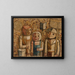 children going fishing - Tadeusz Makowski — framed artwork on a wall