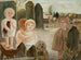 Children in a village courtyard - Tadeusz Makowski — artwork view