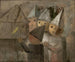 Children in front of a cage with a canary - Tadeusz Makowski — artwork view