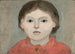 Little girl in orange dress - Tadeusz Makowski — artwork view