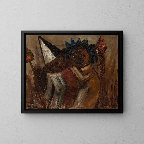 Mardi Gras - Tadeusz Makowski — framed artwork on a wall