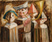 Four children with a trumpet - Tadeusz Makowski — artwork view
