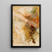 Head of Girl with Curls - Tadeusz Makowski — framed artwork on a wall