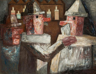 In a Bar - Tadeusz Makowski — artwork view