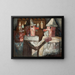 In a Bar - Tadeusz Makowski — framed artwork on a wall